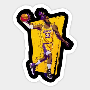 King James Art Sticker